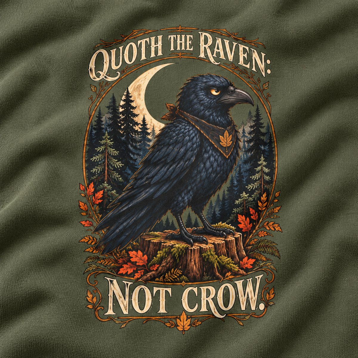 Quoth The Raven: Not Crow Version 1 Sweatshirt