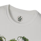 Kudzu Vine Monster with Garden Gnome Version 1 T‑Shirt