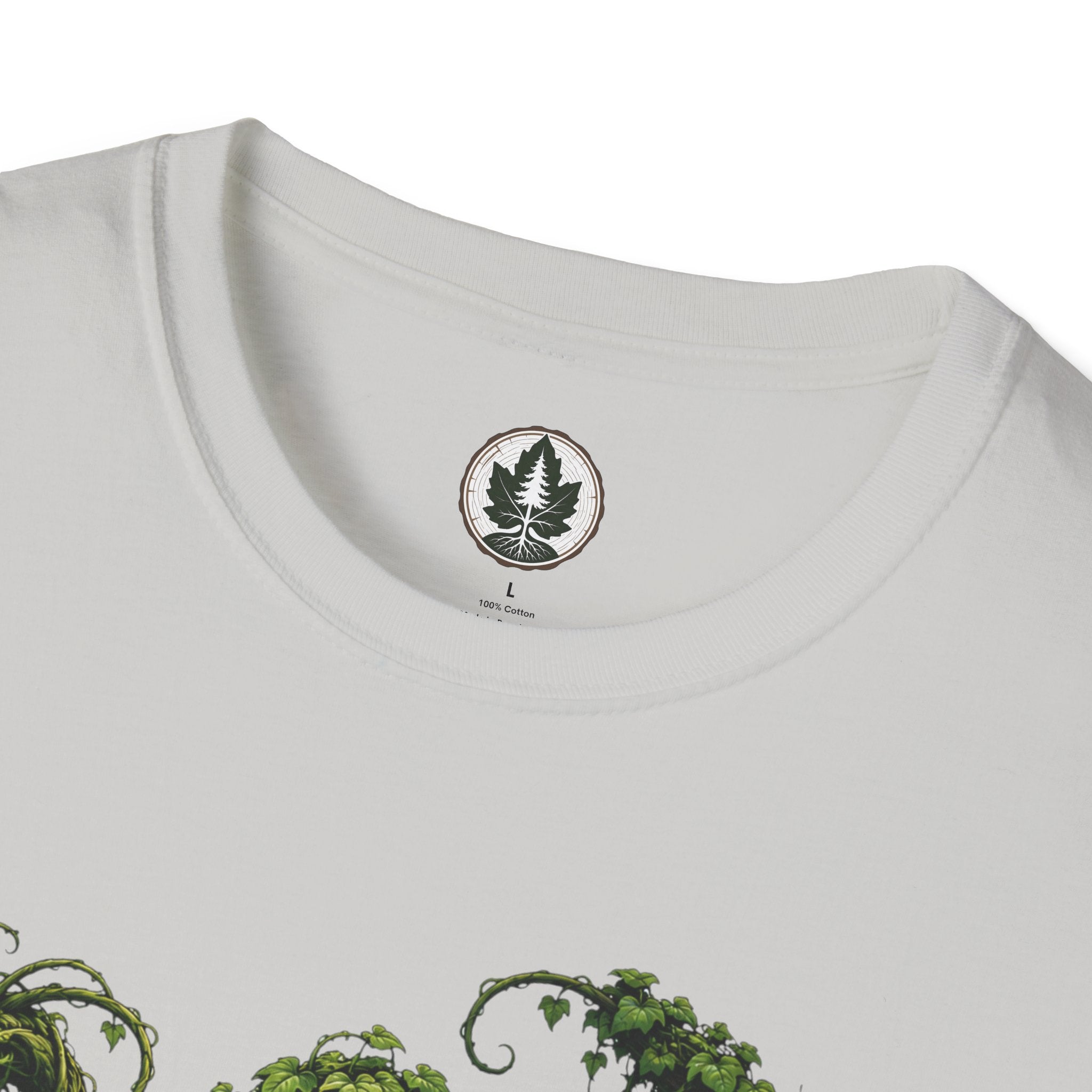 Kudzu Vine Monster with Garden Gnome Version 1 T‑Shirt