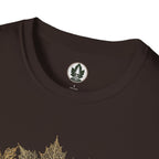 Skeleton Leaf Collage T‑Shirt