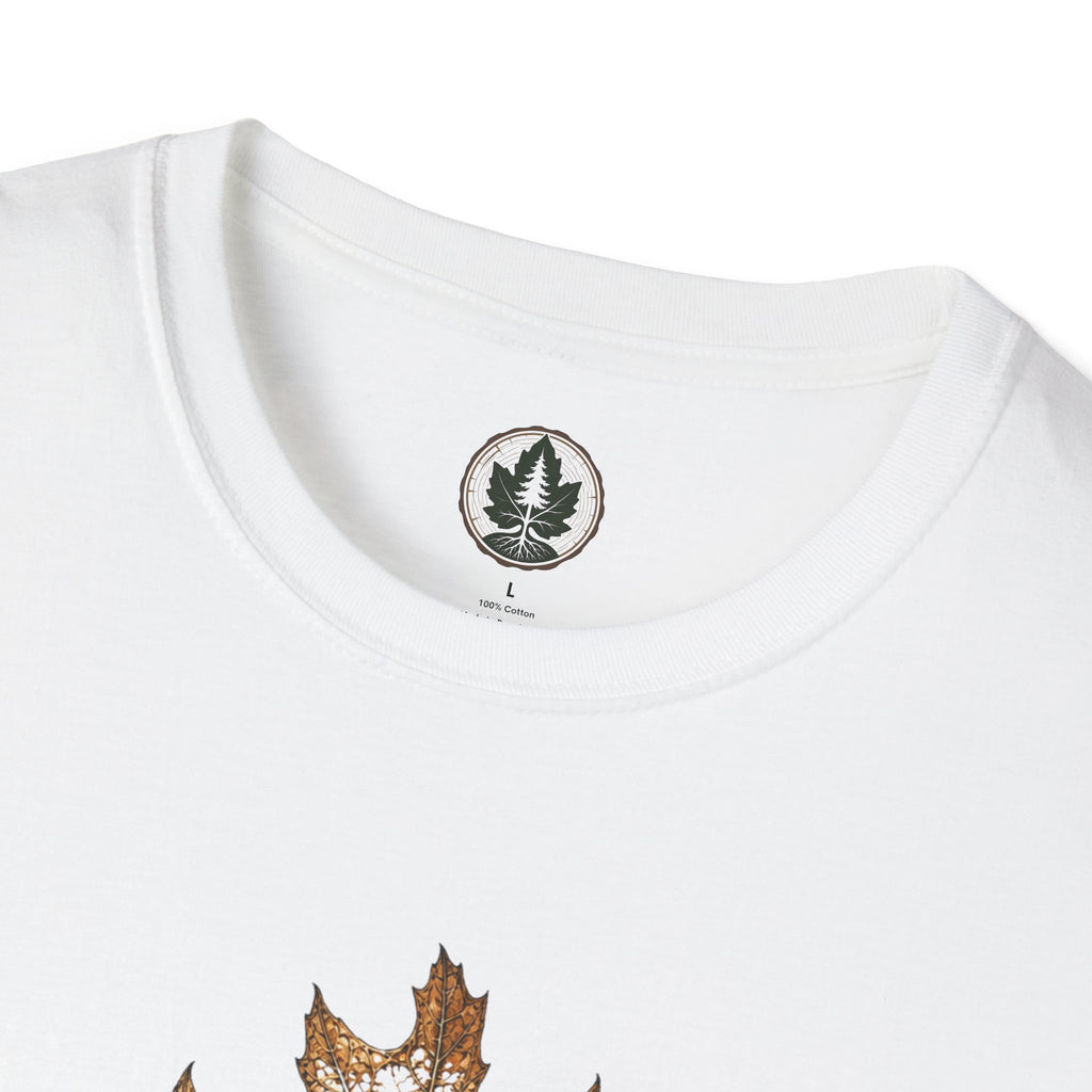 Skeleton Red Oak Leaf T‑Shirt