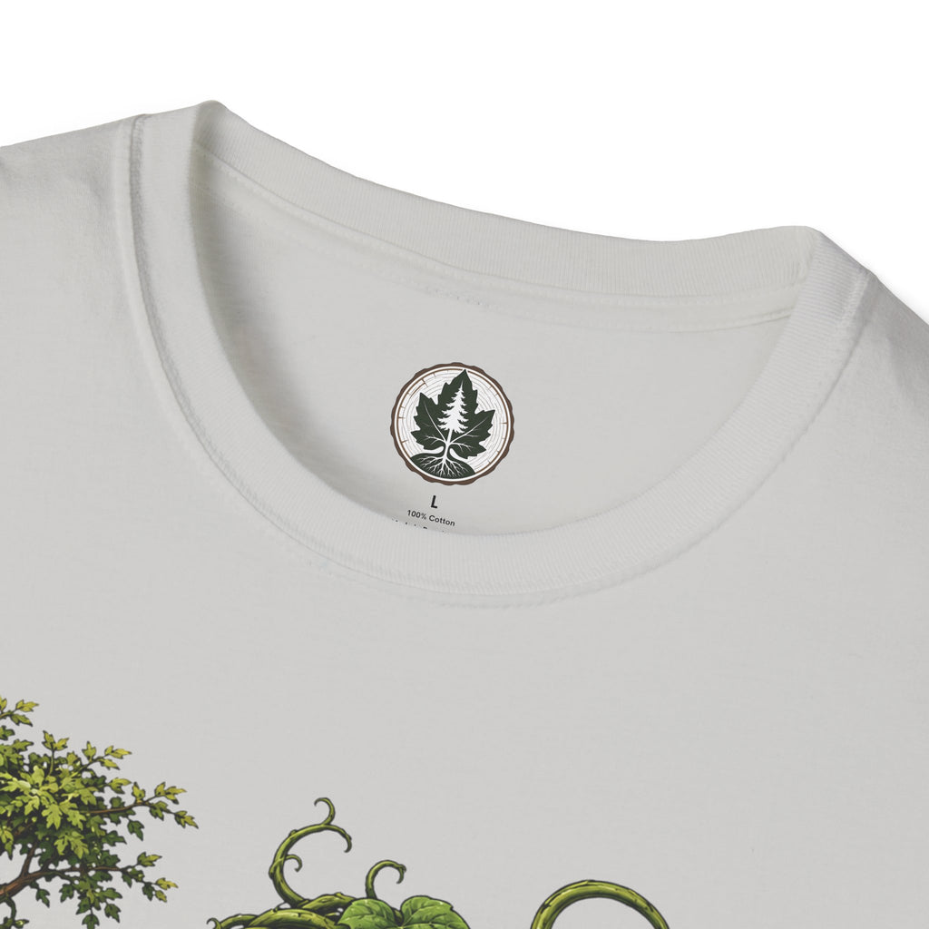 Kudzu Vine Monster with Garden Gnome Version 4 T‑Shirt