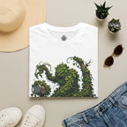 Kudzu Vine Monster with Garden Gnome Version 1 T‑Shirt