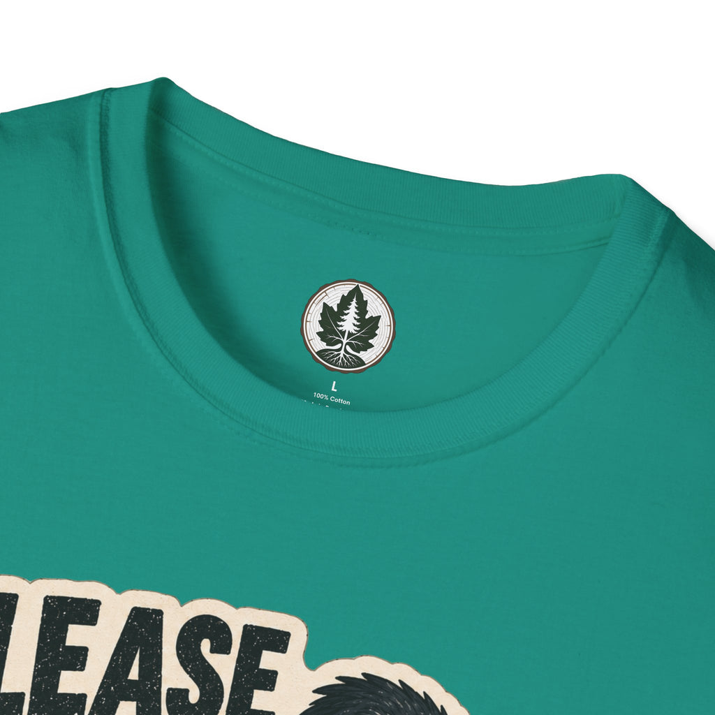 Please Leaf Me Alone (This is Why I Work Alone) Version 4 T‑Shirt