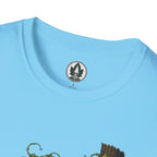 Kudzu Vine Monster with Garden Gnome Version 2 T‑Shirt