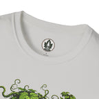 Kudzu Vine Monster with Garden Gnome Version 3 T‑Shirt