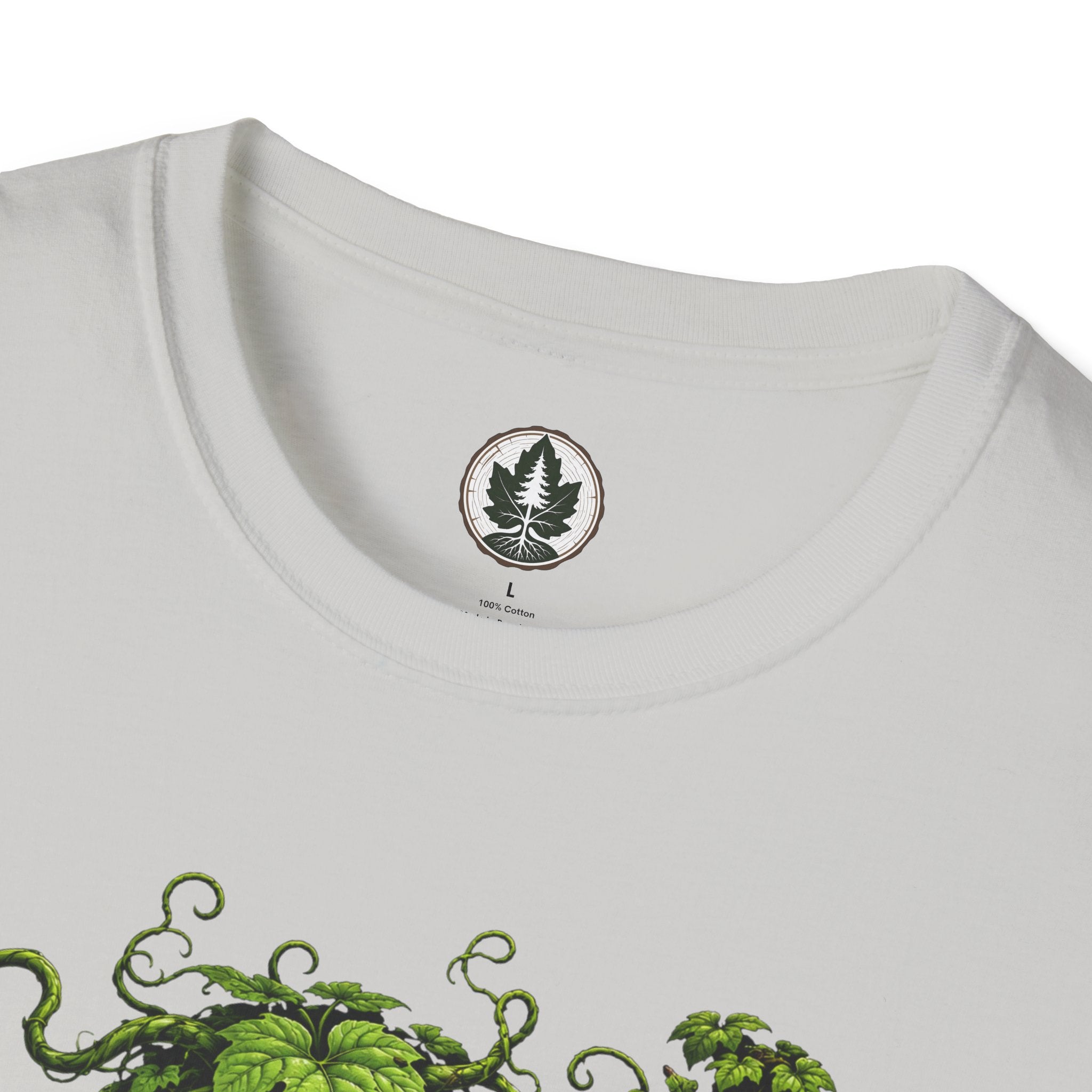 Kudzu Vine Monster with Garden Gnome Version 3 T‑Shirt
