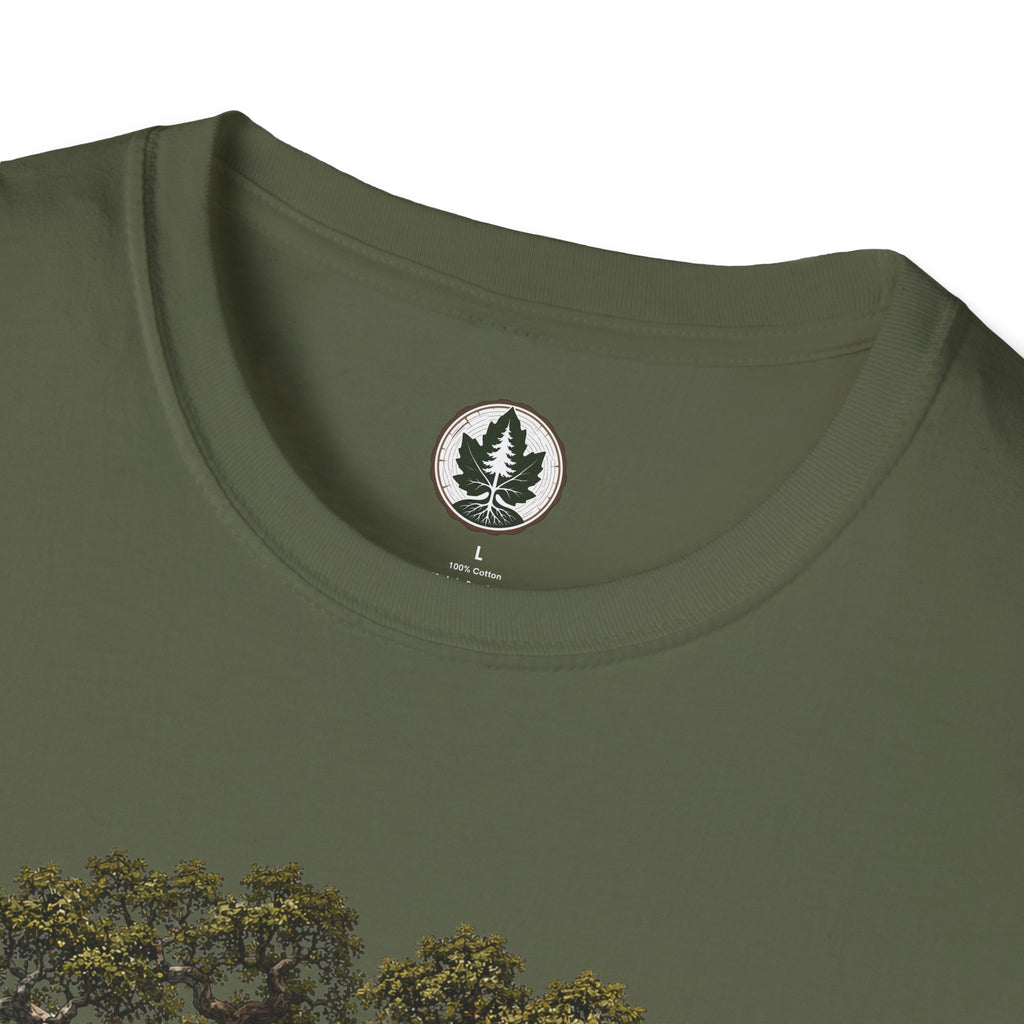 Looking up at Giant Tree Version Two T‑Shirt