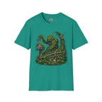 Kudzu Vine Monster with Garden Gnome Version 1 T‑Shirt