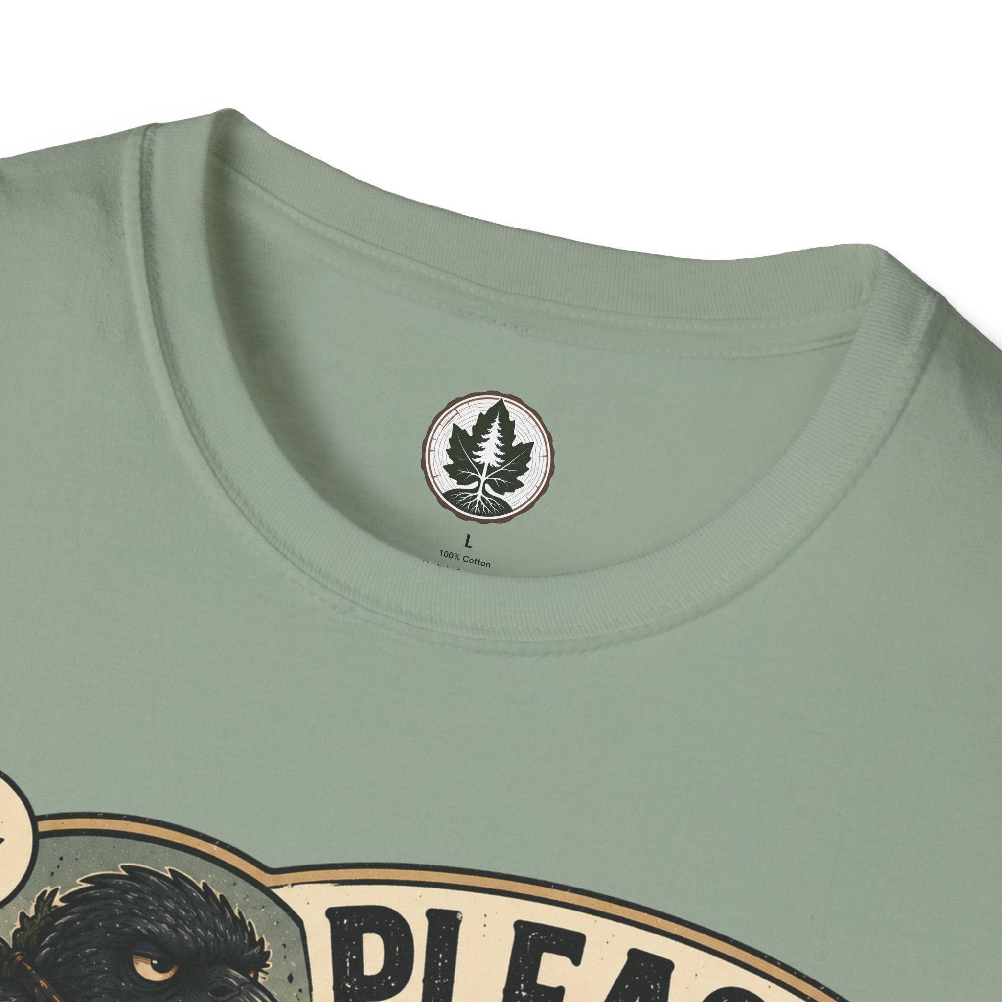 Please Leaf Me Alone (This is Why I Work Alone) Version 5 T‑Shirt