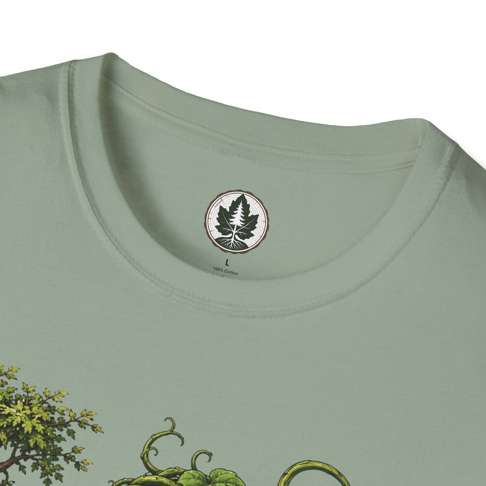 Kudzu Vine Monster with Garden Gnome Version 4 T‑Shirt