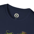 Kudzu Vine Monster with Garden Gnome Version 2 T‑Shirt