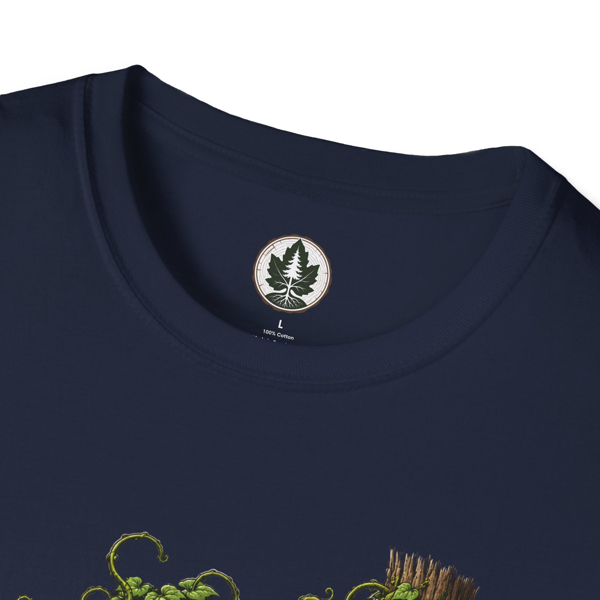 Kudzu Vine Monster with Garden Gnome Version 2 T‑Shirt