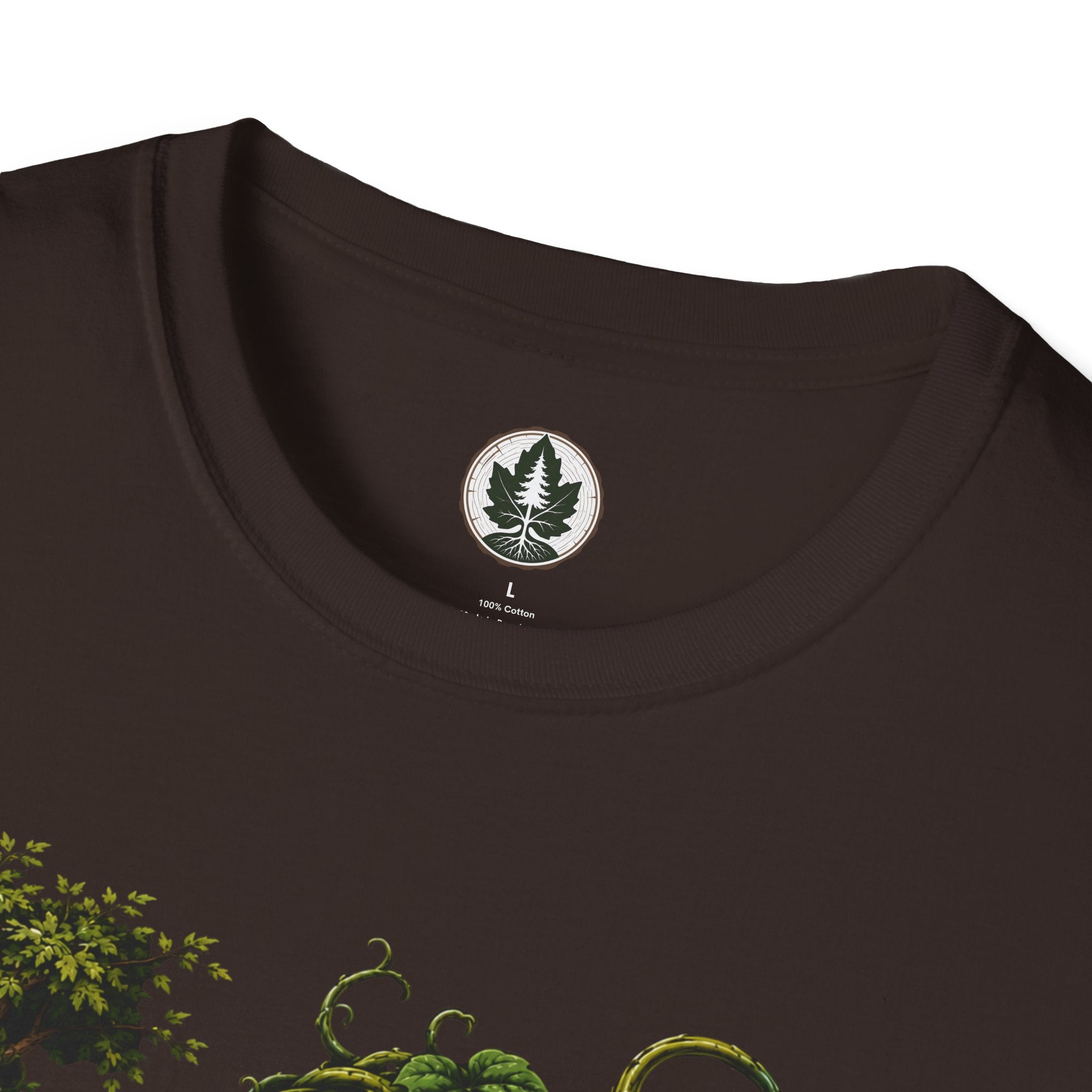 Kudzu Vine Monster with Garden Gnome Version 4 T‑Shirt
