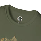 Skeleton Leaf Collage T‑Shirt