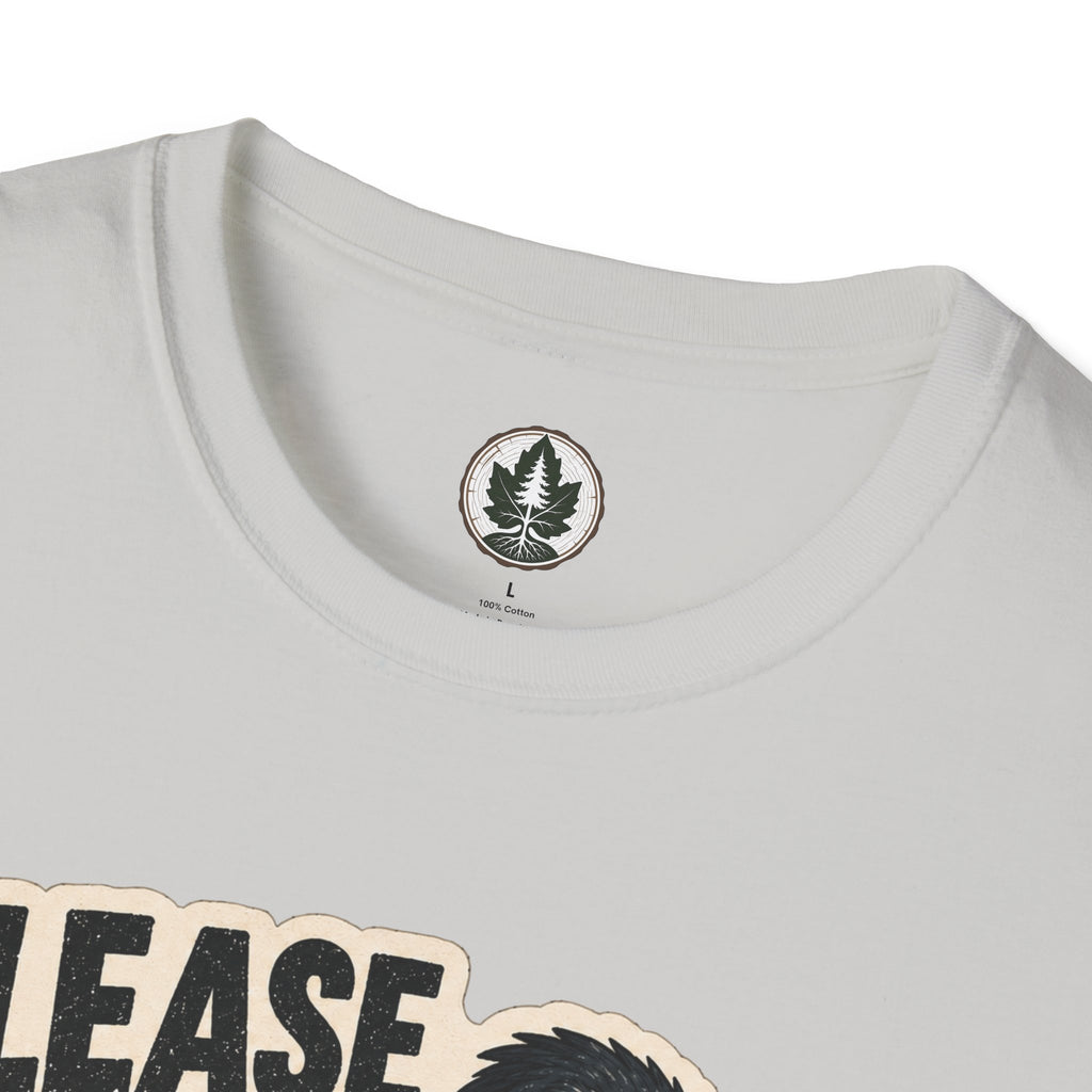 Please Leaf Me Alone (This is Why I Work Alone) Version 4 T‑Shirt