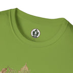 Skeleton Leaf Collage T‑Shirt