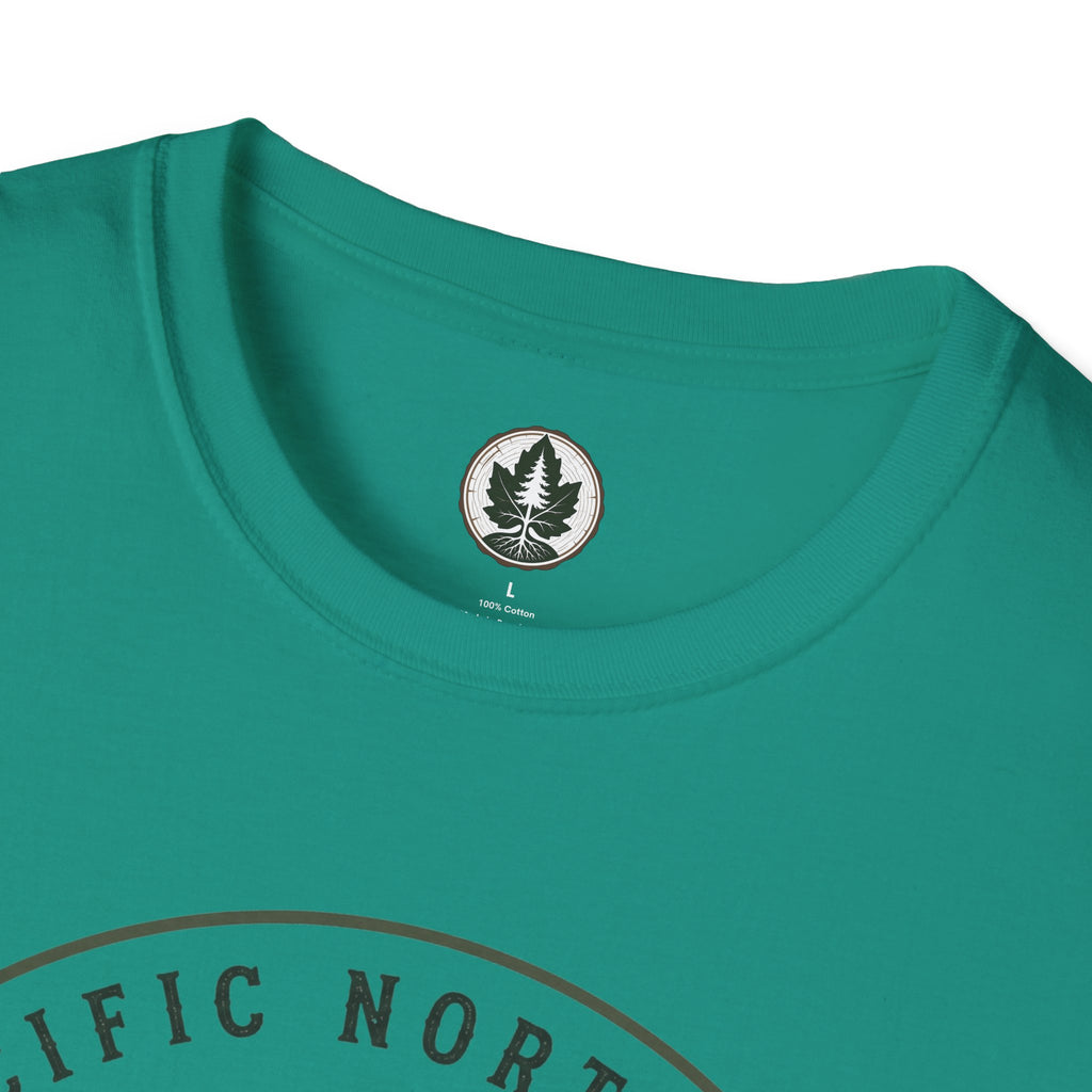 Pacific Northwest Mountain T‑Shirt — “Wild by Nature” Tee