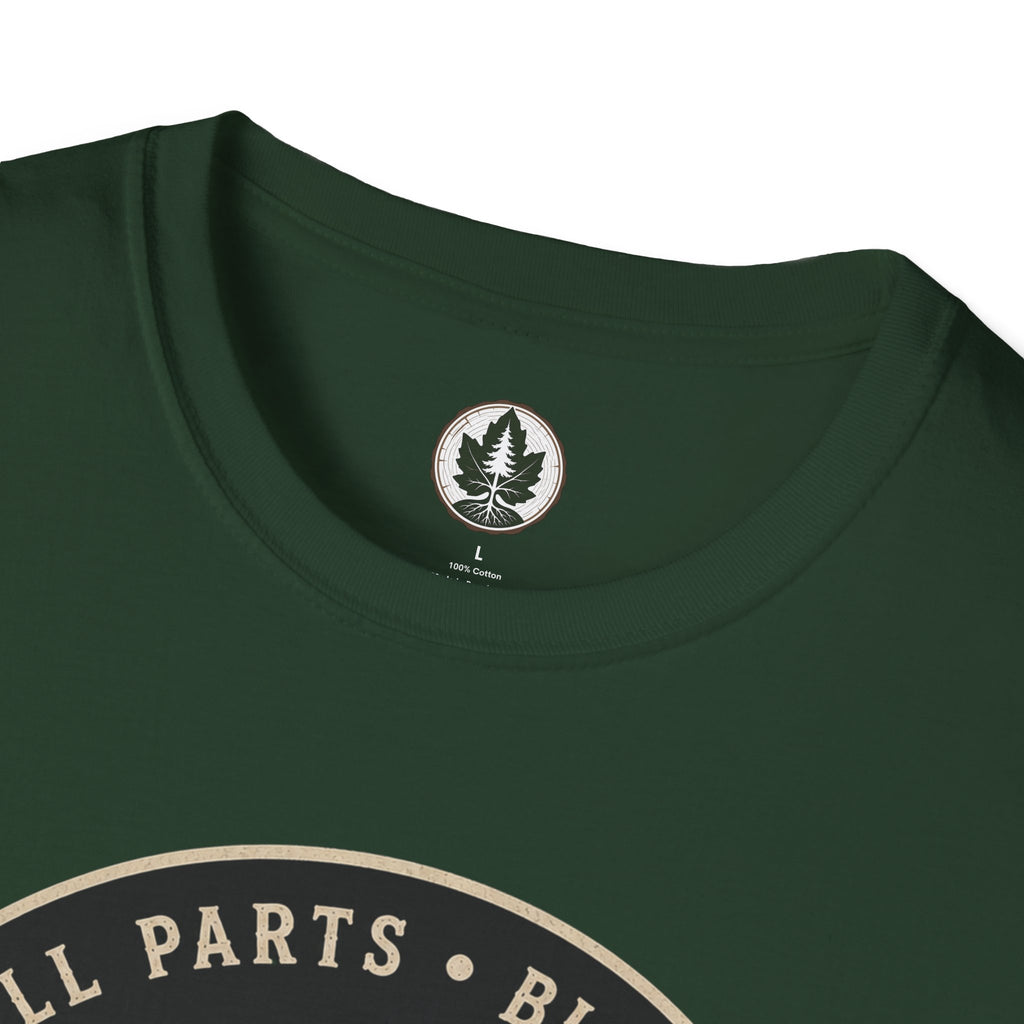 Pacific Northwest Tree T‑Shirt — “Small Parts - Big Forest” Tee