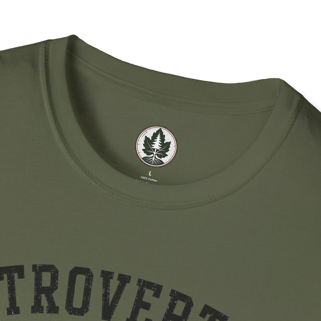Introverted But Will Talk for 45 Minutes about Bark T‑Shirt