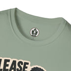 Please Leaf Me Alone (This is Why I Work Alone) Version 4 T‑Shirt