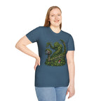 Kudzu Vine Monster with Garden Gnome Version 1 T‑Shirt