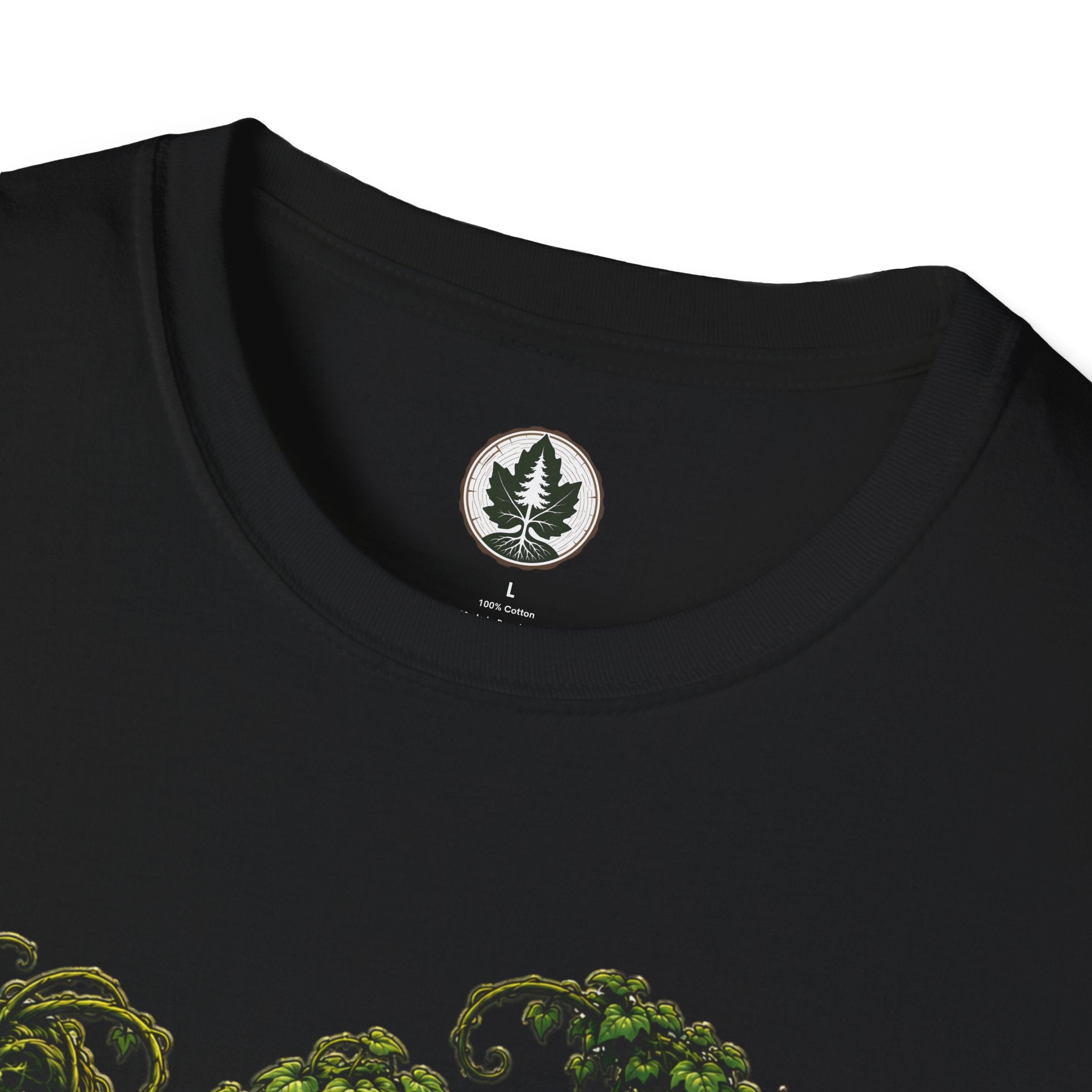 Kudzu Vine Monster with Garden Gnome Version 1 T‑Shirt
