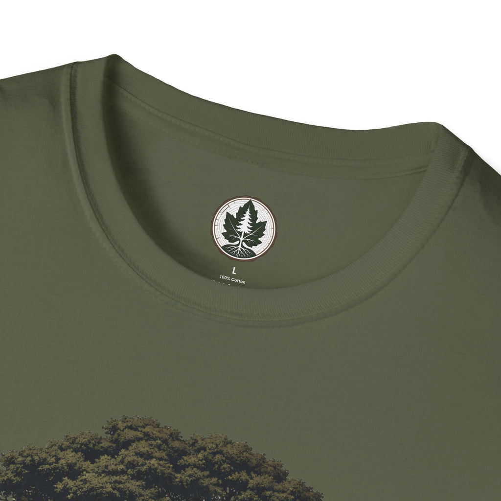 Looking up at Giant Tree Version Four T‑Shirt
