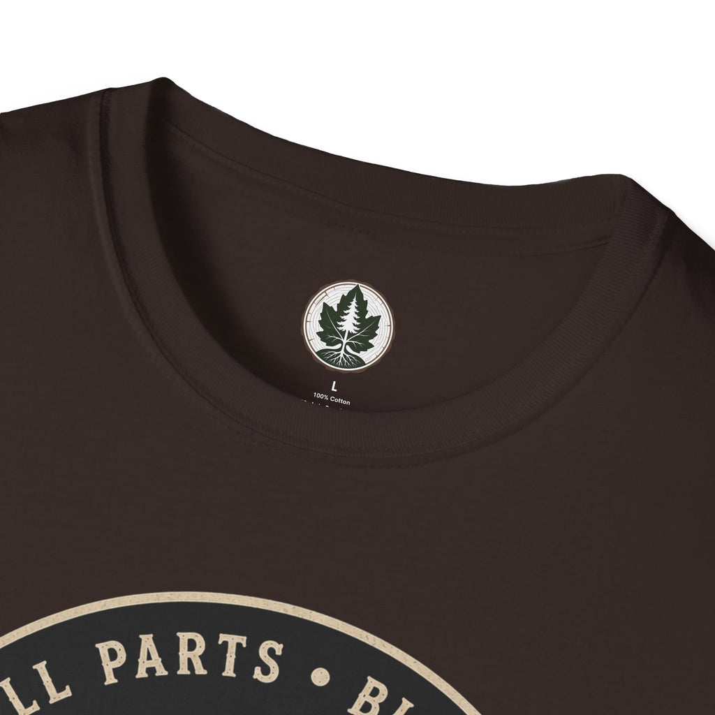 Pacific Northwest Tree T‑Shirt — “Small Parts - Big Forest” Tee