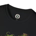 Kudzu Vine Monster with Garden Gnome Version 2 T‑Shirt