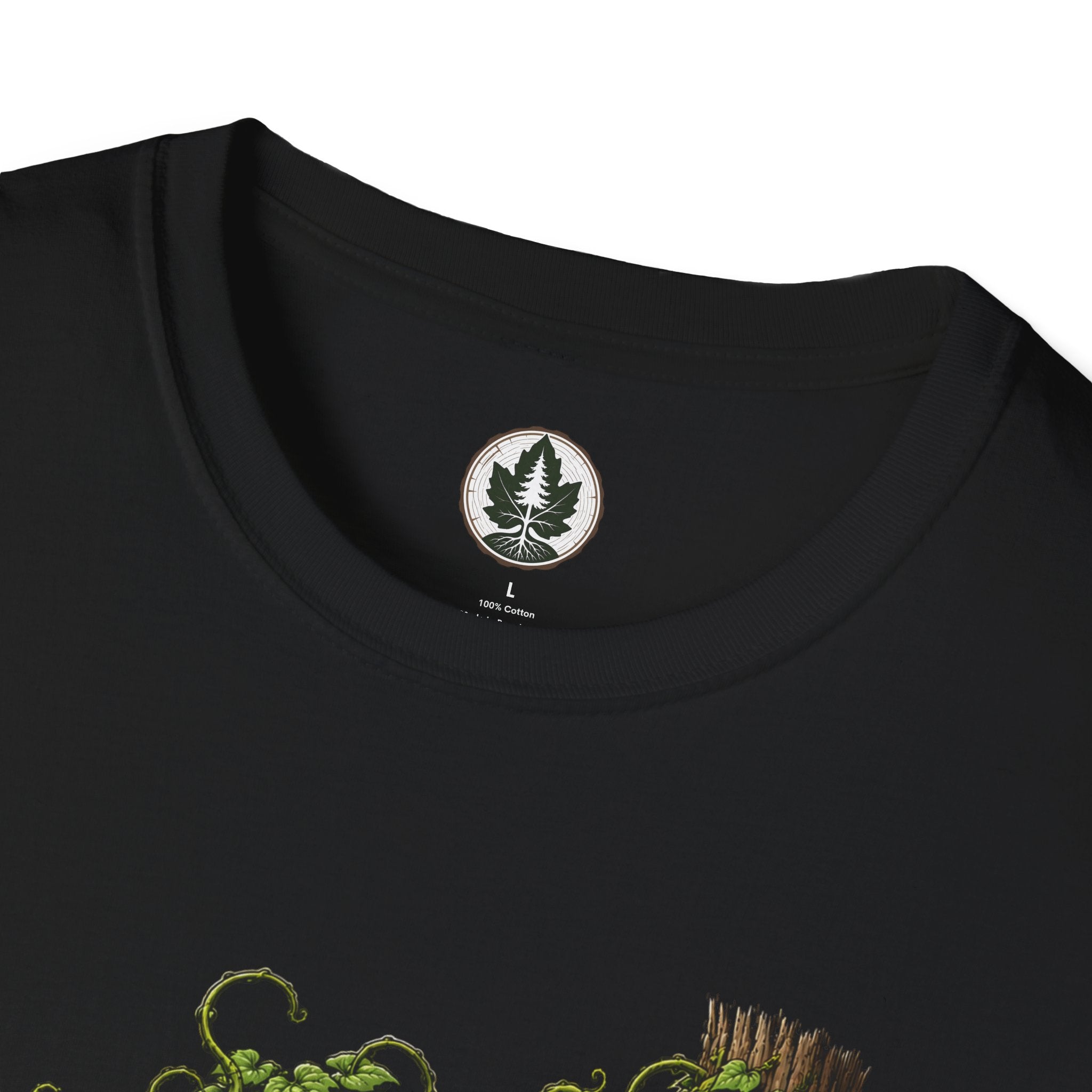 Kudzu Vine Monster with Garden Gnome Version 2 T‑Shirt