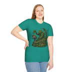 Kudzu Vine Monster with Garden Gnome Version 1 T‑Shirt
