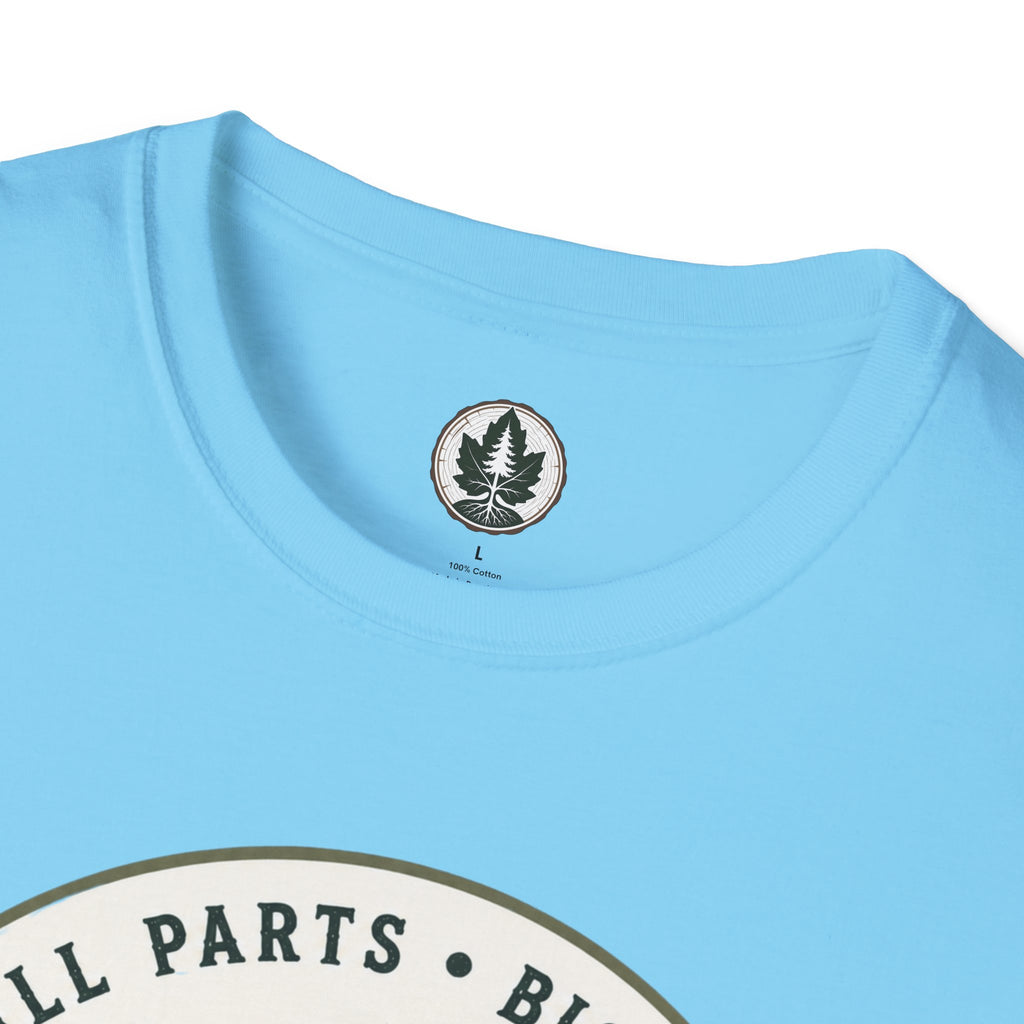 Pacific Northwest Tree T‑Shirt — “Small Parts - Big Forest” Tee