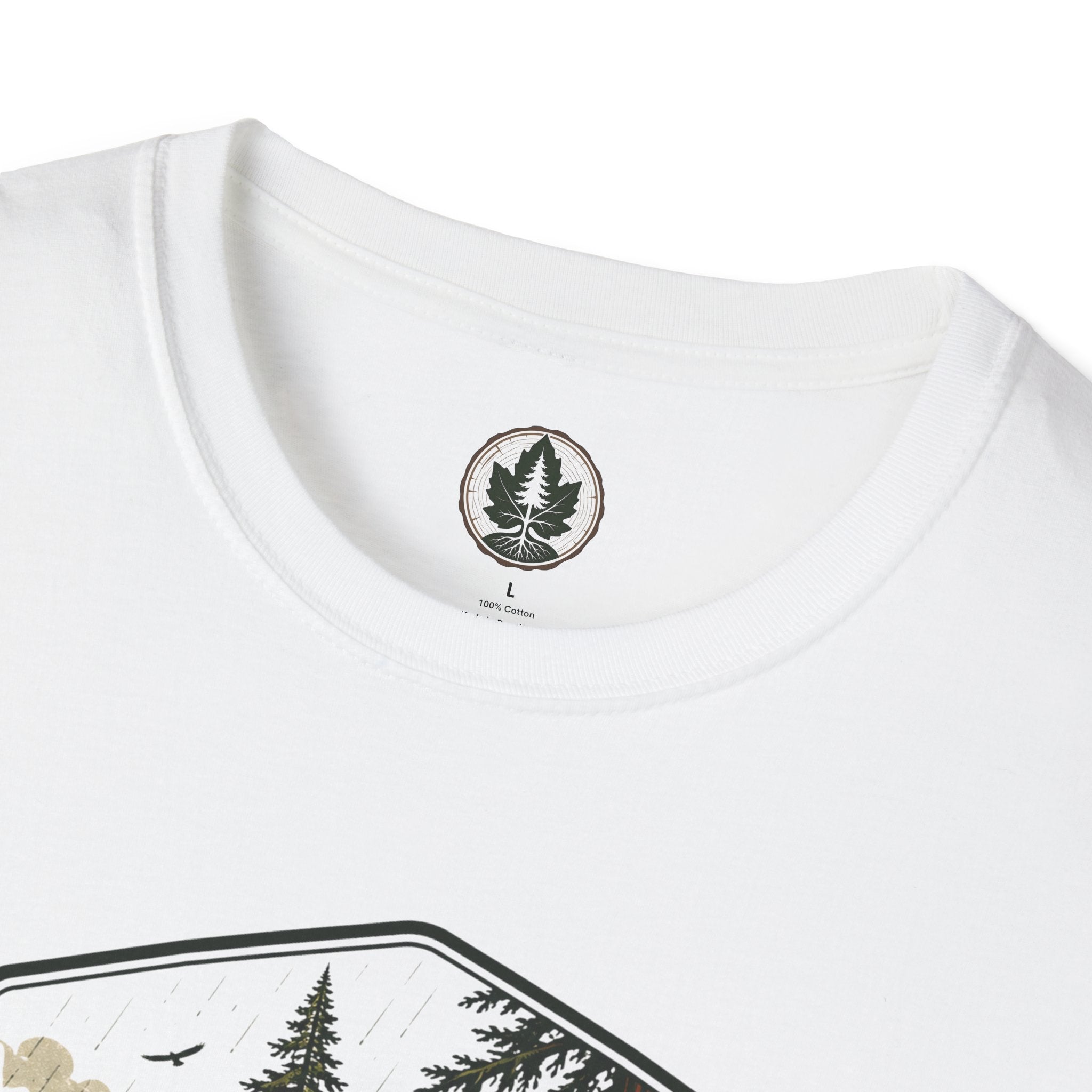 Pacific Northwest Trees, Tall, Damp, Superior T‑Shirt