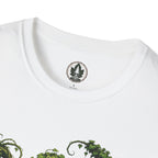 Kudzu Vine Monster with Garden Gnome Version 1 T‑Shirt