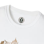 Skeleton Leaf Collage T‑Shirt