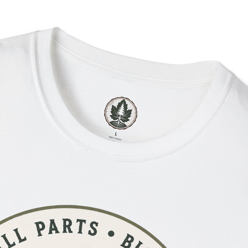 Pacific Northwest Tree T‑Shirt — “Small Parts - Big Forest” Tee
