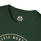 Pacific Northwest Mountain T‑Shirt — “Wild by Nature” Tee