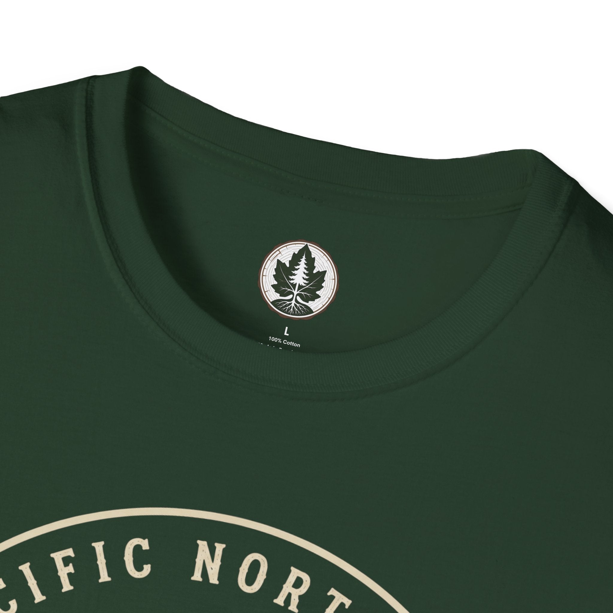 Pacific Northwest Mountain T‑Shirt — “Wild by Nature” Tee
