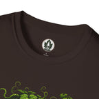 Kudzu Vine Monster with Garden Gnome Version 3 T‑Shirt