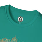 Skeleton Leaf Collage T‑Shirt