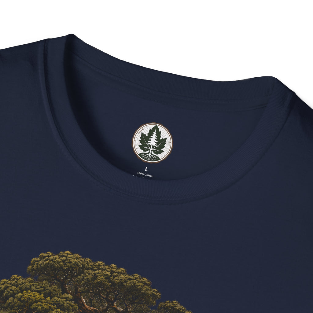 Looking up at Giant Tree Version Five T‑Shirt