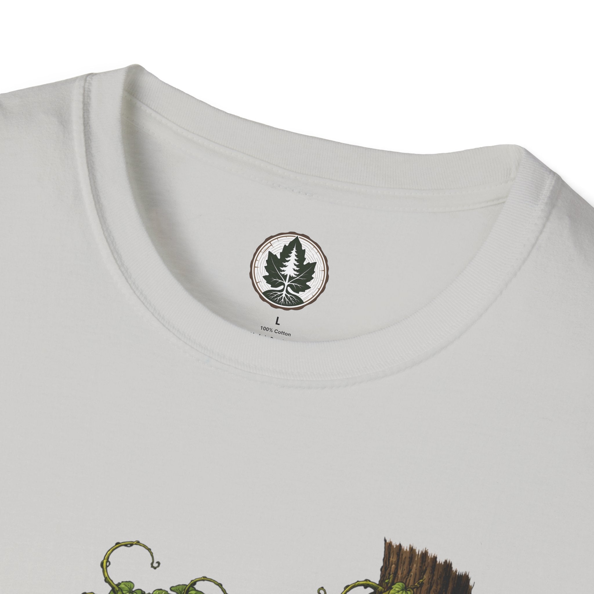 Kudzu Vine Monster with Garden Gnome Version 2 T‑Shirt