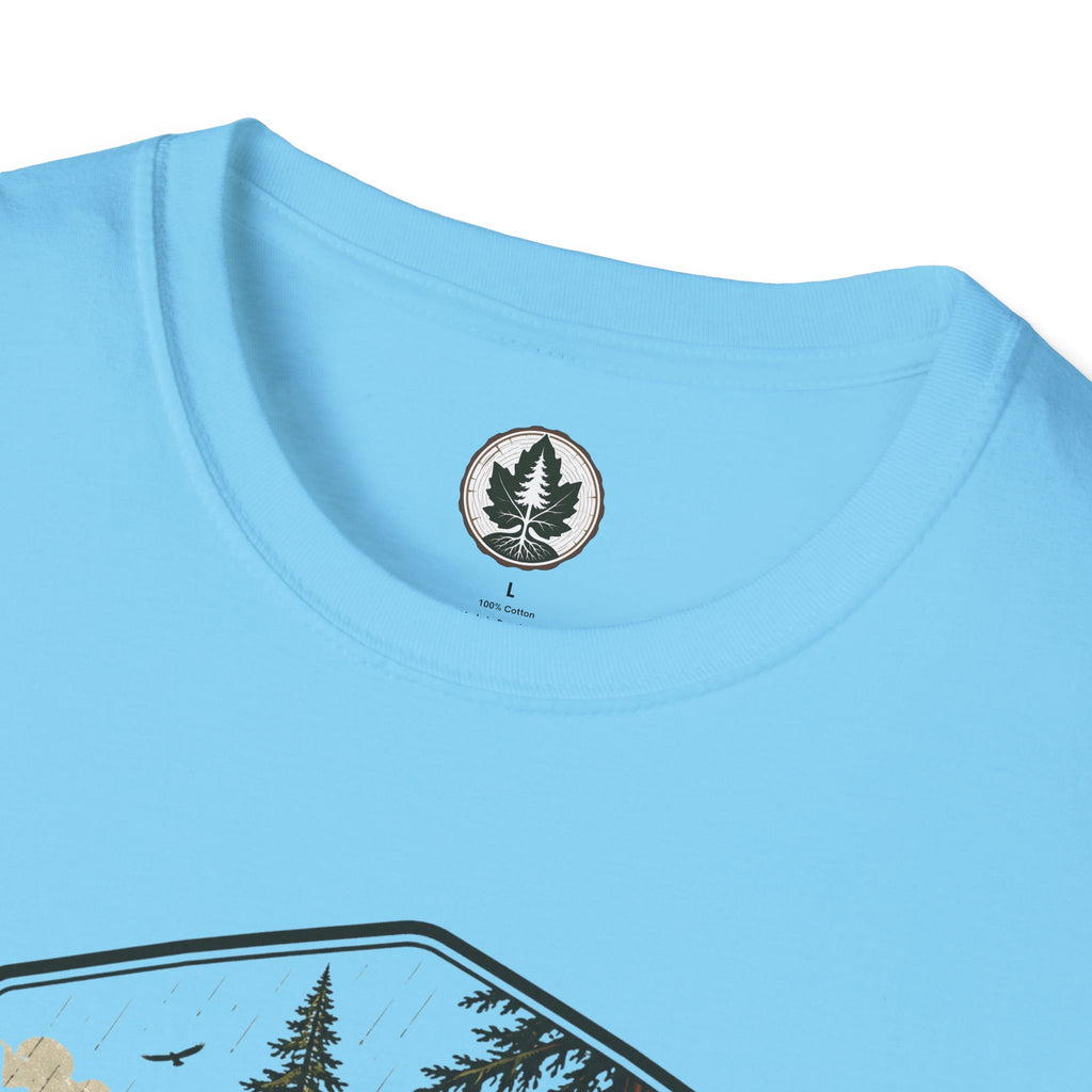 Pacific Northwest Trees, Tall, Damp, Superior T‑Shirt