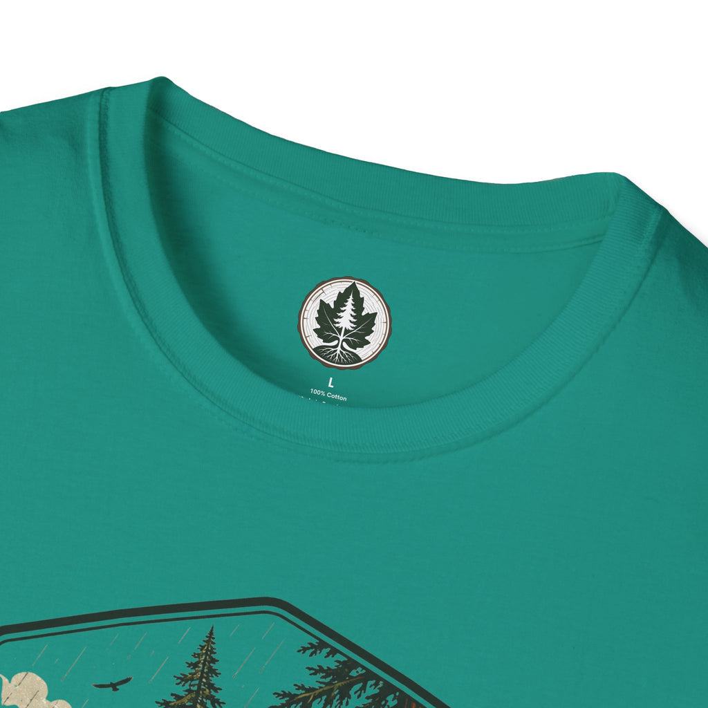 Pacific Northwest Trees, Tall, Damp, Superior T‑Shirt