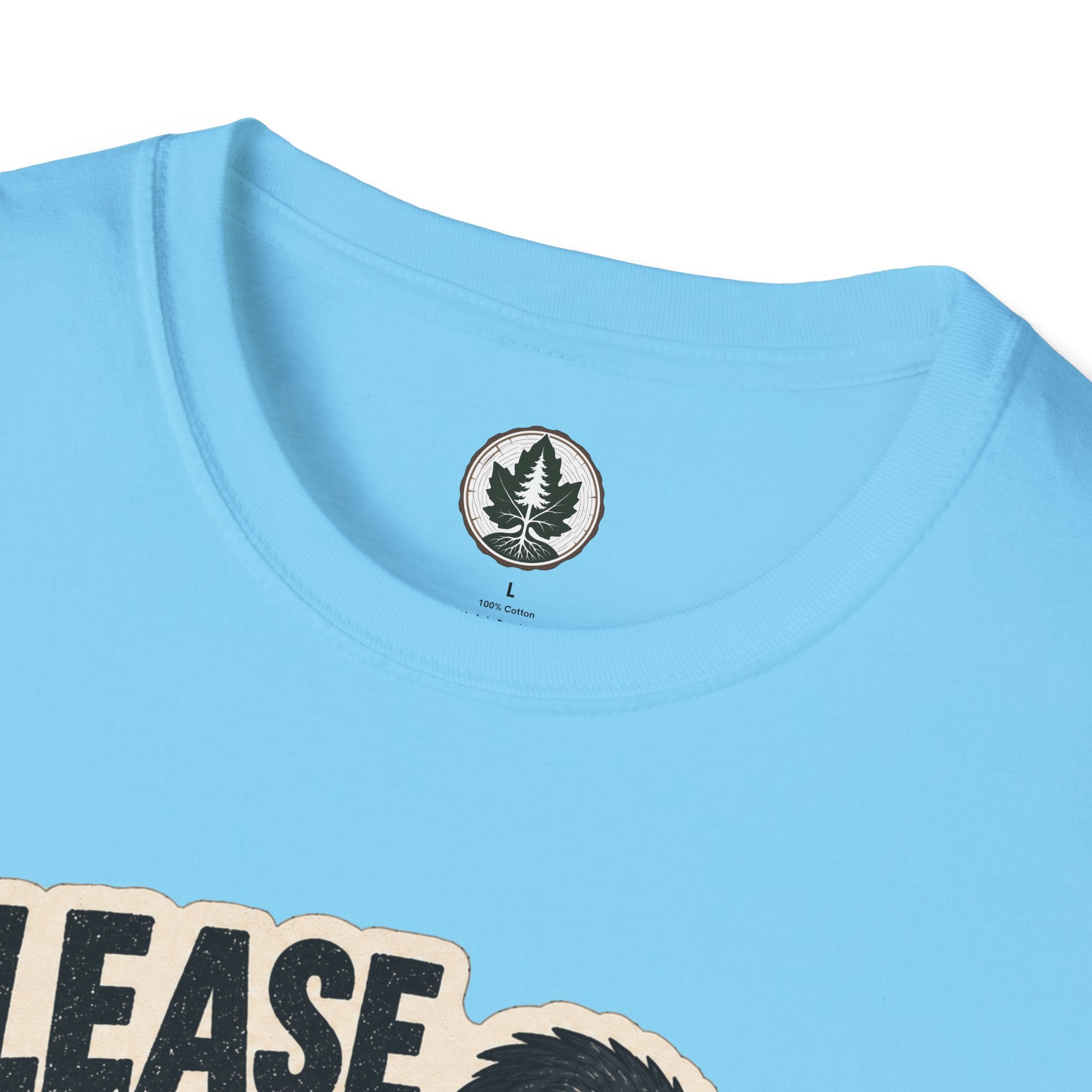 Please Leaf Me Alone (This is Why I Work Alone) Version 4 T‑Shirt
