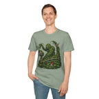 Kudzu Vine Monster with Garden Gnome Version 1 T‑Shirt