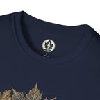 Skeleton Leaf Collage T‑Shirt