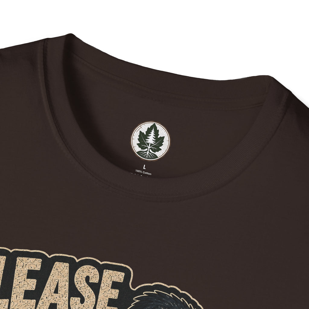 Please Leaf Me Alone (This is Why I Work Alone) Version 4 T‑Shirt