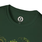 Kudzu Vine Monster with Garden Gnome Version 1 T‑Shirt